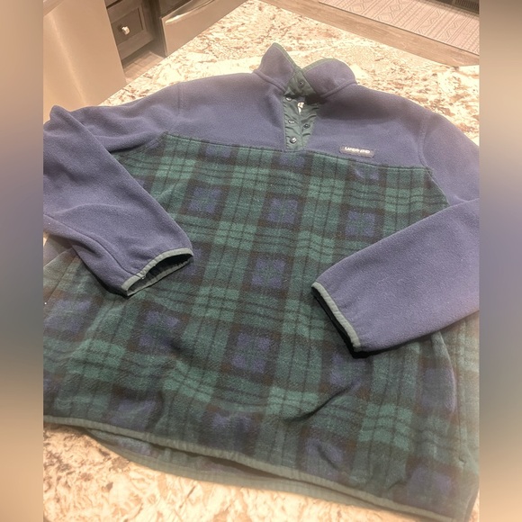 Lands' End Other - Lands End size Large quarter button down fleece jacket